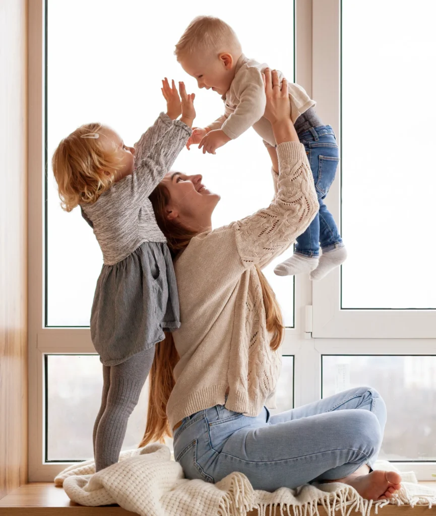 mother-playing-with-childrens